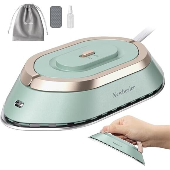 Travel Iron with Global Voltage, 100-240V Mini Dry Iron for Clothes - Picture 7 of 7
